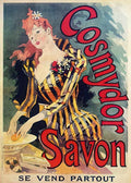 8 Cheret Savon Cos Vintage Advert A4 Photo Print