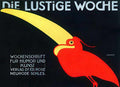 8 Die Lustige Woche Vintage Advert A4 Photo Print