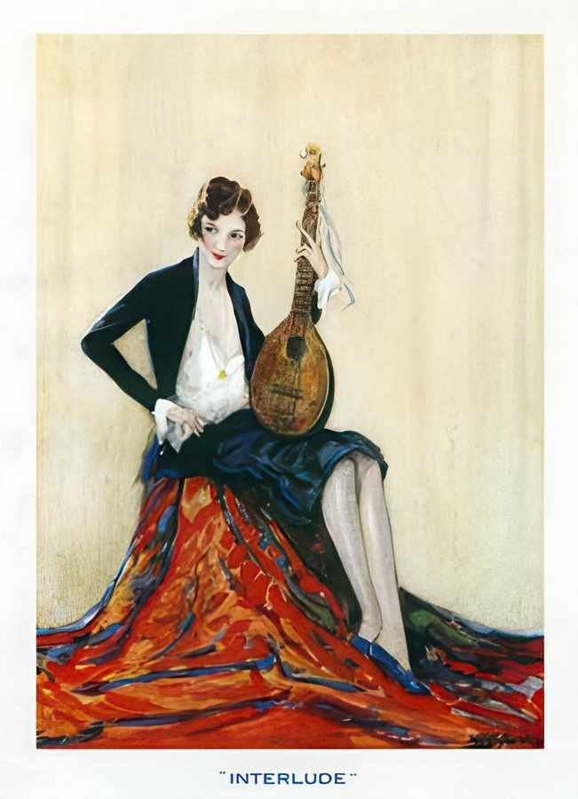 8 Interlude 1930 Vintage Advert A4 Photo Print