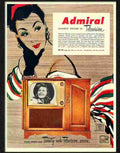 8 admiral television advert 1951 2 Advert A4 Photo Print