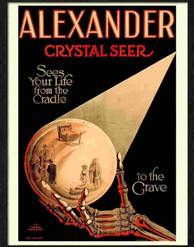 8 alexander crystal seer magic poster Advert A4 Photo Print