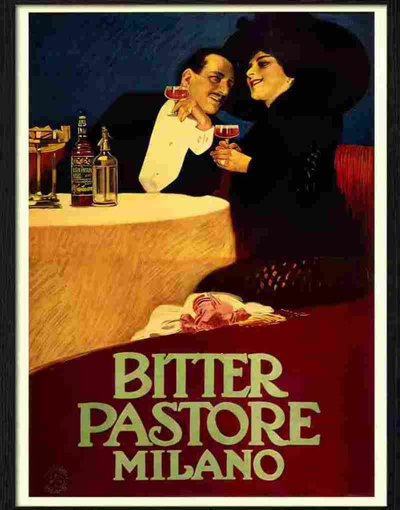 8 bitter pastore milano Advert A4 Photo Print