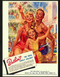 8 butlins seaside holiday advert 1950s Advert A4 Photo Print
