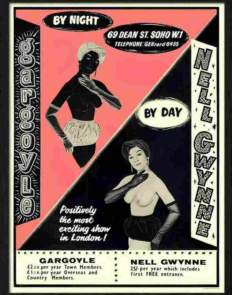8 gargoyle nell gwynne clubs soho Advert A4 Photo Print