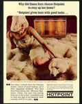 8 hotpoint heater diana dors 1970s Advert A4 Photo Print