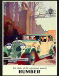 8 humber snipe art deco motor car advert 1930s Advert A4 Photo Print