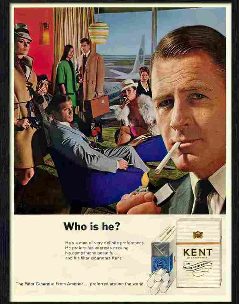 8 kent cigarettes tobacco advert 1960s Advert A4 Photo Print