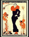8 kunstnerkarneval thor bogelund 1910s Advert A4 Photo Print