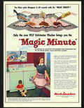 8 magic minute washing machine 1957 Advert A4 Photo Print