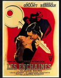 8 notorious hitchcock movie poster Advert A4 Photo Print