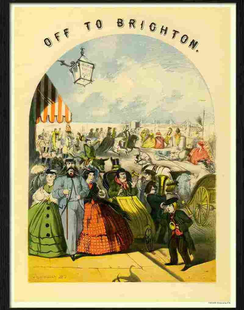 8 off to brighton alfred concanen Advert A4 Photo Print