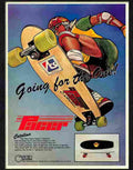 8 pacer skateboard advert 1970s Advert A4 Photo Print