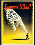 8 someone talked war poster Advert A4 Photo Print