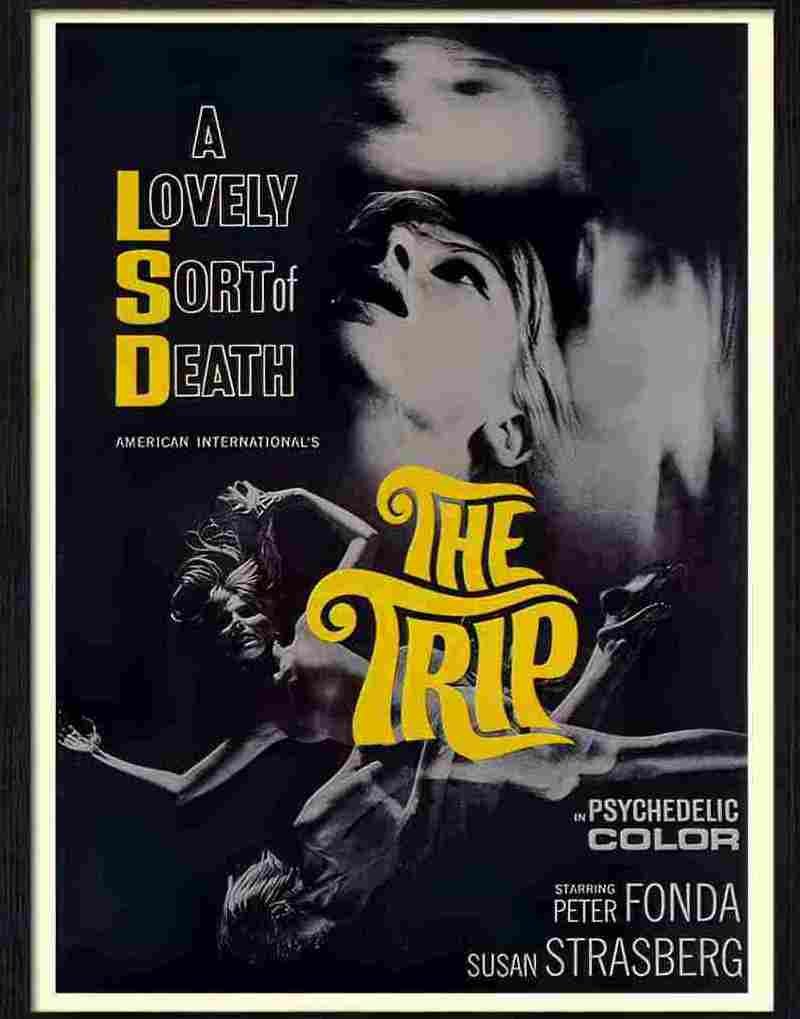 8 trip psychedelic drugs movie poster 1960s 2 Advert A4 Photo Print