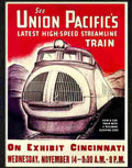 8 union pacific railway train poster 1940s 2 Advert A4 Photo Print