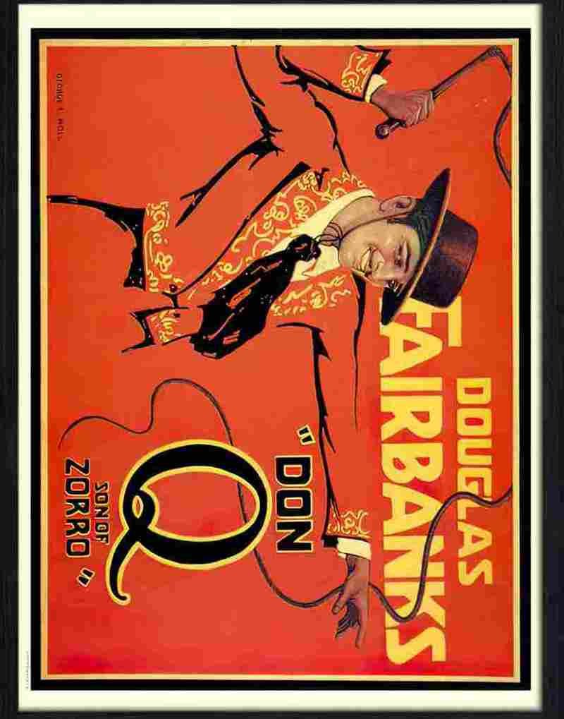 8 zorro douglas fairbanks Advert A4 Photo Print
