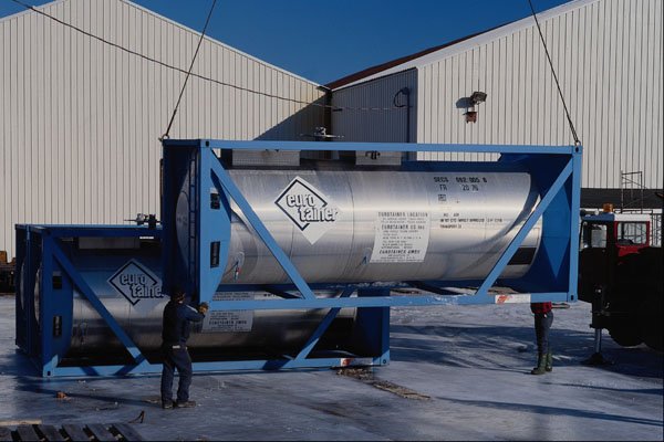 801002 Specialized Hazardous Materials Container, Steel Works, Nova Scotia, Canada A4 Photo Print