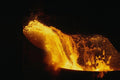 801012 Molten Steel, Welsh Steelworks, U.K. A4 Photo Print
