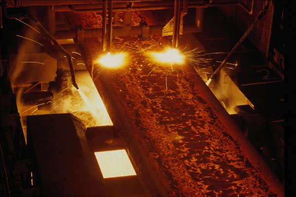 801014 Welsh Steelworks, U.K. A4 Photo Print