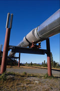 801024 Alaskan Oil Pipeline A4 Photo Print