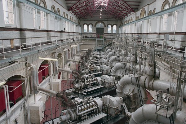 801036 Thames Water Pumping Station, Abbey Mills, U.K. A4 Photo Print