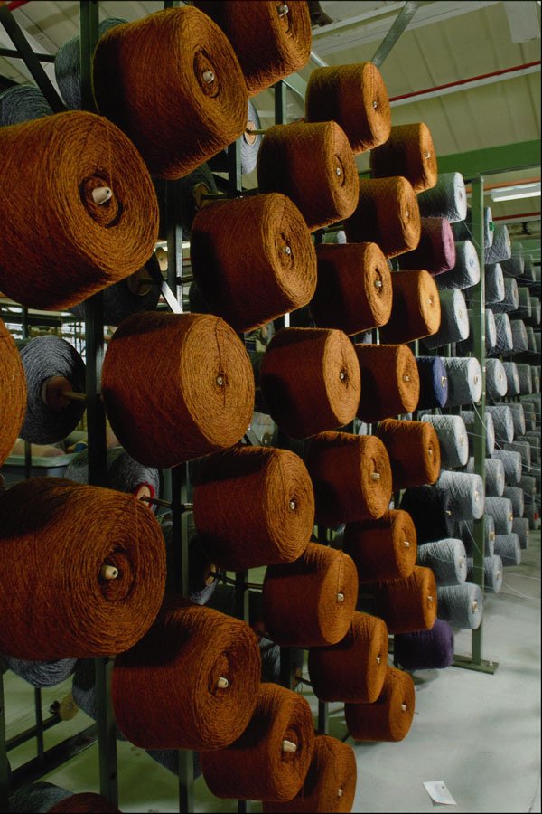 801047 Reels Of Cotton, Textile Factory A4 Photo Print