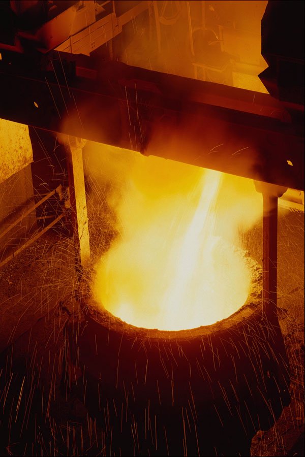801054 Molten Steel Carrier A4 Photo Print