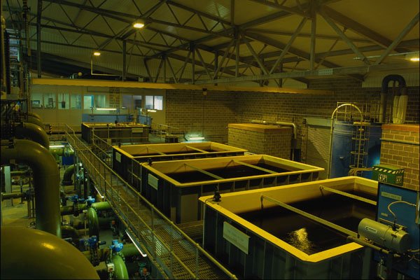 801055 Hi tech Water Treatment Plant A4 Photo Print
