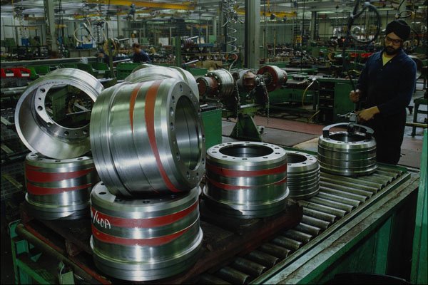 801066 Brake Drum Axle Manufacturing A4 Photo Print
