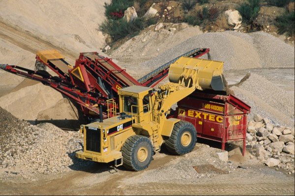 801088 Heavy Earth Moving Equipment, Cape Cod, Massachusetts, U.S.A. A4 Photo Print