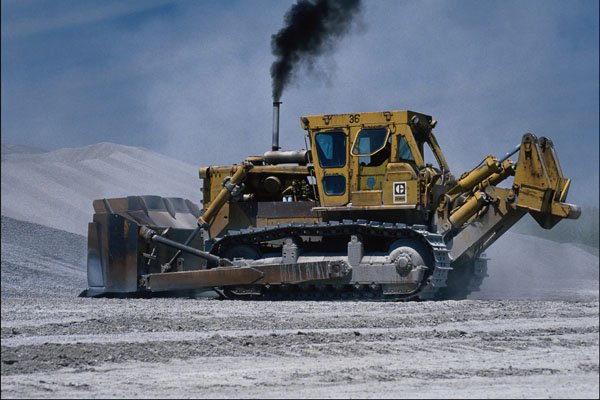 801091 The Big Cat, Heavy Machinery A4 Photo Print