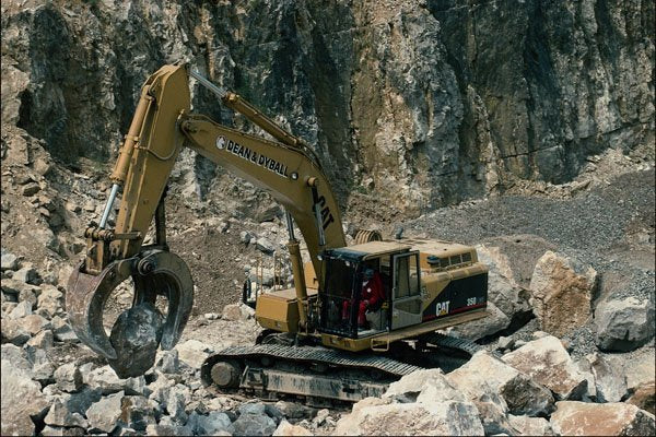 801099 Quarry Working, Hillhead 1995, Buxton, Derbyshire, England A4 Photo Print