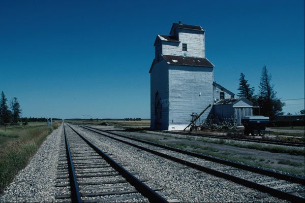802019 Grain Elevator, Manitoba, Canada A4 Photo Print