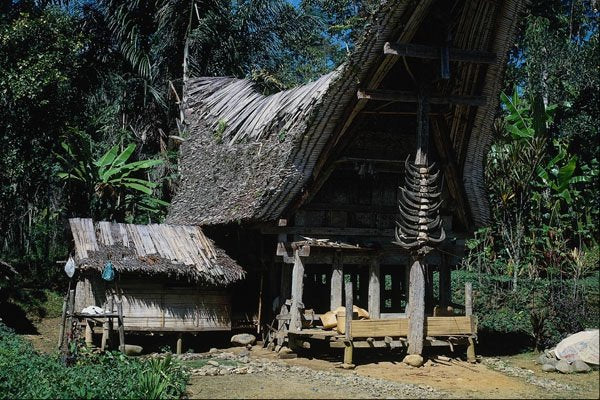 802043 Rice Barn, Tana Toraja, Southern Sulawesi, Indonesia A4 Photo Print