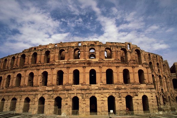 803005 Coliseum In Thysdrus, El Djem, Tunisia A4 Photo Print