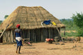 803012 Rural Family Compound, Kunene, Angola A4 Photo Print