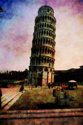 803023 Leaning Tower Of Pisa, Italy A4 Limited Edition Watercolour Print