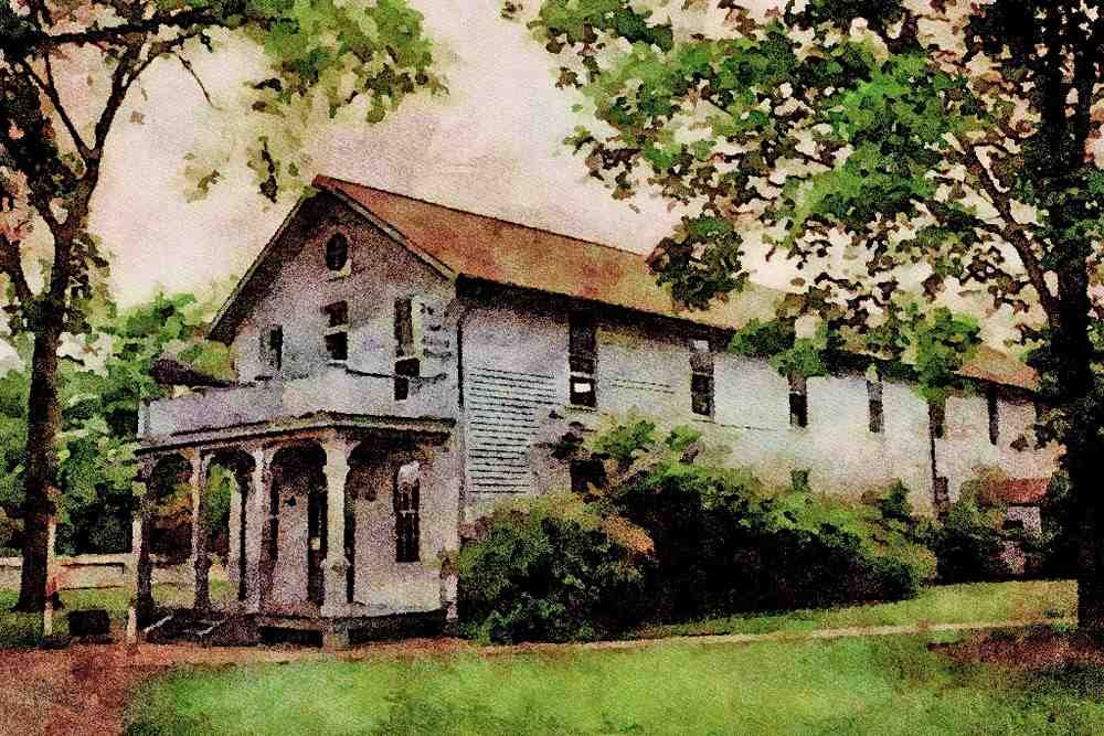 803039 Electricity, Edison's Laboratory A4 Limited Edition Watercolour Print