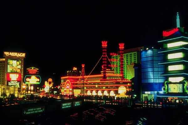 803049 City Of Light, Las Vegas, Nevada, U.S.A. A4 Photo Print