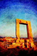 803062 Portara, Naxos, Greece A4 Limited Edition Watercolour Print