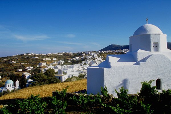 803067 Apollonia, Sifnos, Greece A4 Photo Print