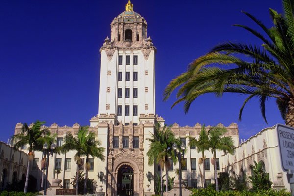 803083 City Hall, Beverly Hills, California, U.S.A. A4 Photo Print