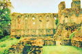 803088 Fountains Abbey, Yorkshire, U.K. A4 Limited Edition Watercolour Print