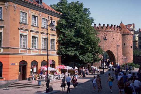 803091 City Plaza, Warsaw, Poland A4 Photo Print