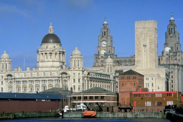 804013 Liverpool City Skyline, England, U.K. A4 Photo Print