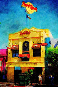 804016 Tijuana, Mexico A4 Limited Edition Watercolour Print