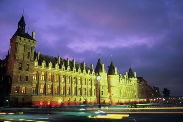 804037 The Conciergerie By Night, Paris, France A4 Photo Print