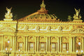 804057 Paris Opera House At Night, France A4 Photo Print