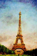 804058 Eiffel Tower, Paris, France A4 Limited Edition Watercolour Print