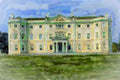 804060 Saltram House, Devon, England, U.K. A4 Limited Edition Watercolour Print
